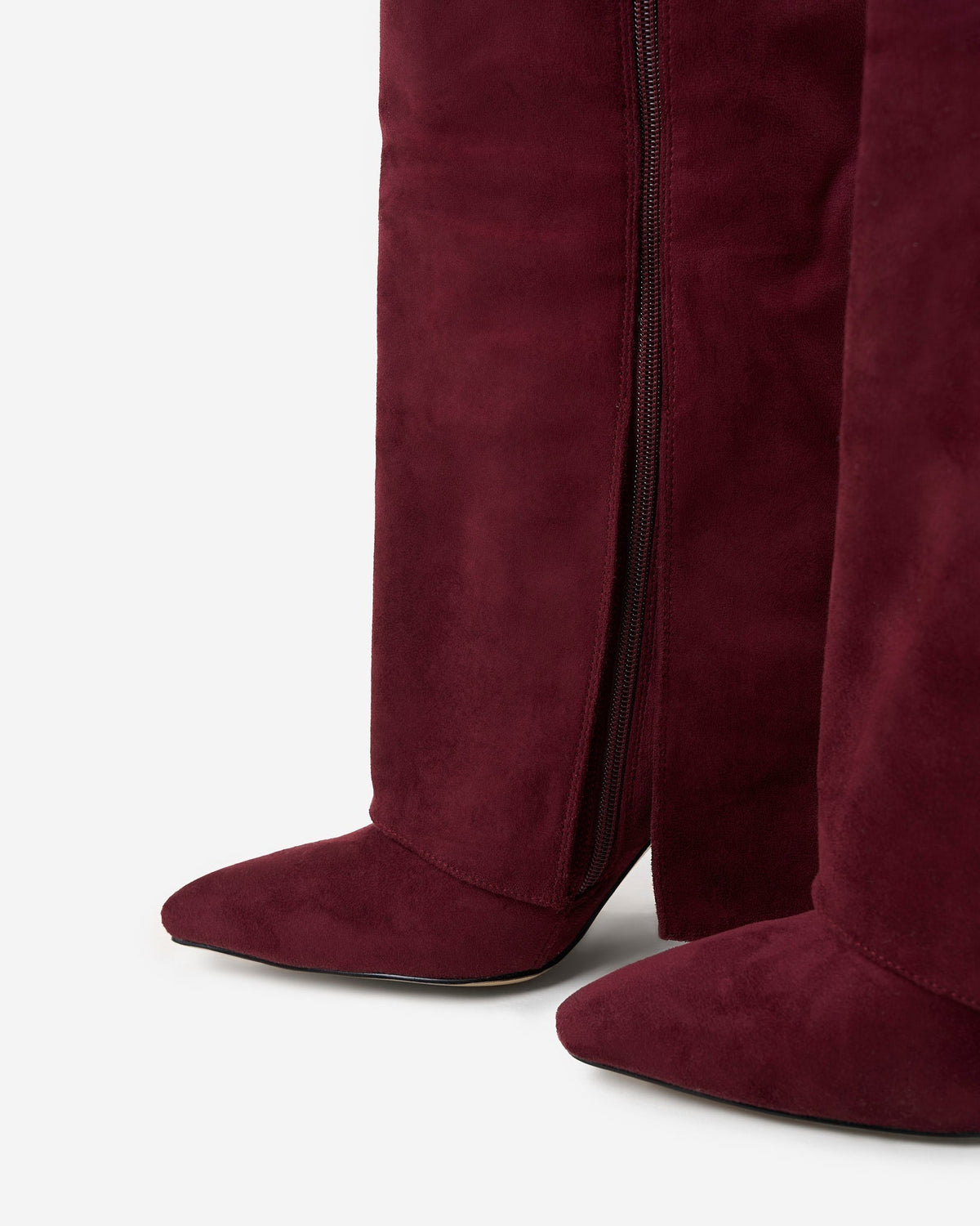 Botas altas de ante Lavista - Burdeos