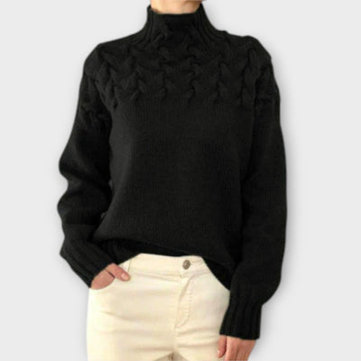 Amelia - Stylish Cable Knit Sweater