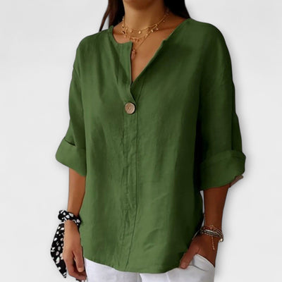 Chloe - Elegant V-Neck Blouse