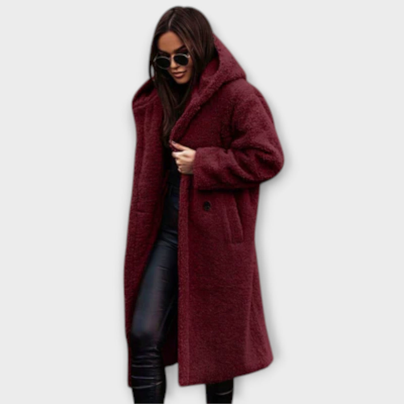 Sophie - Elegant Hooded Coat