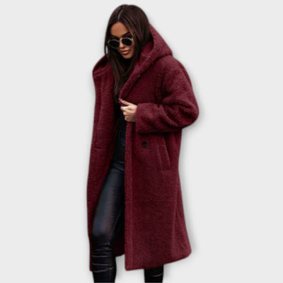 Sophie - Elegant Hooded Coat