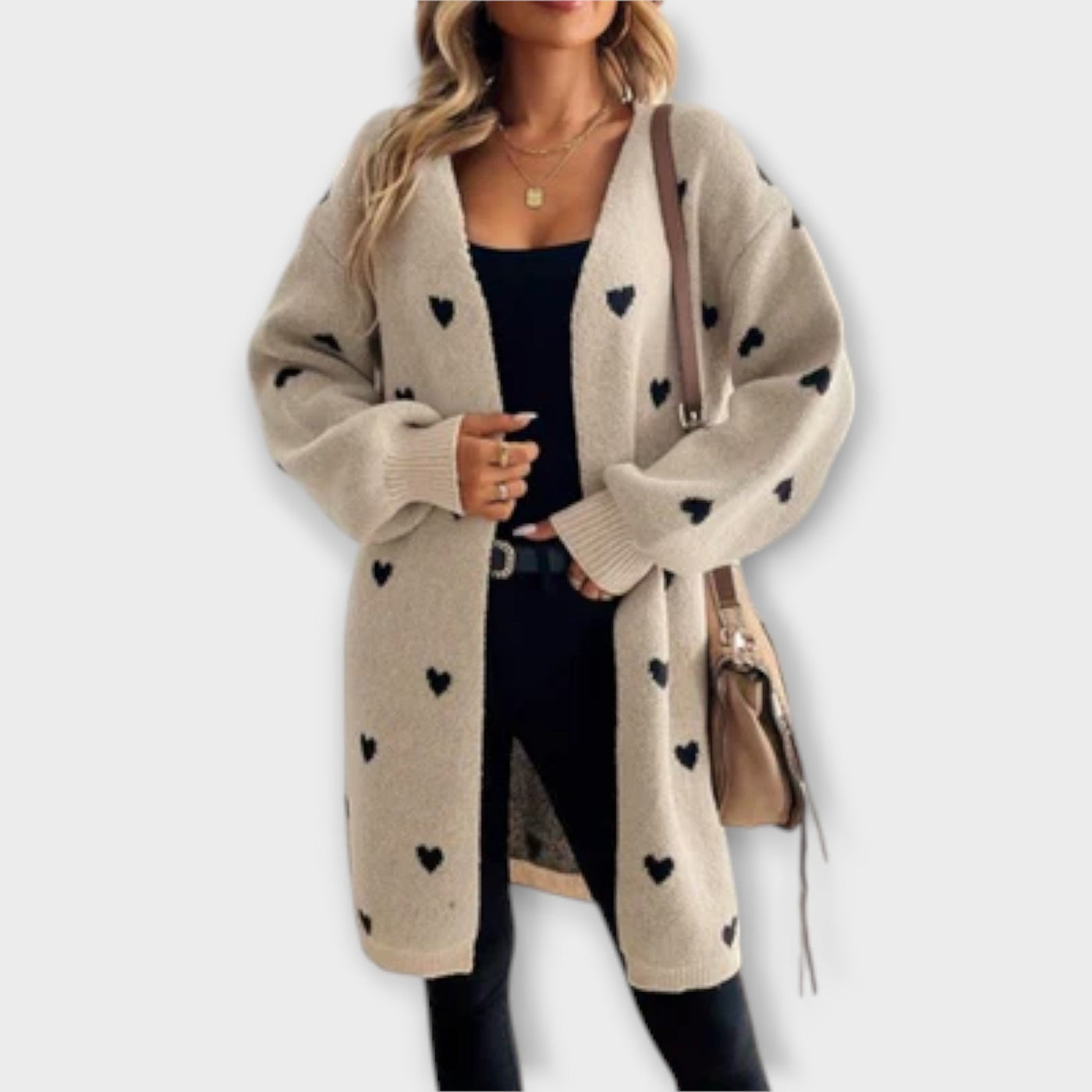 Isabella - Cozy Heart Cardigan