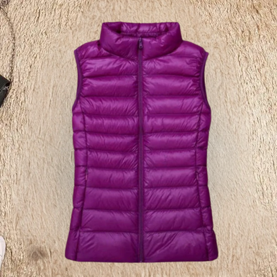 Lucy - Ultra Light Down Sleeveless Puffer Vest