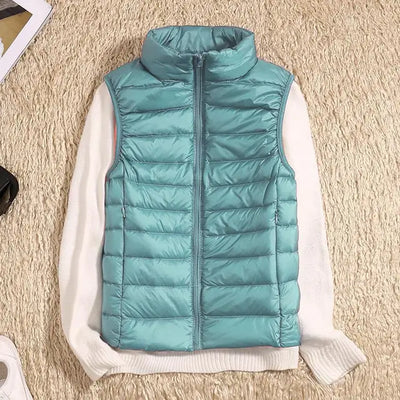 Lucy - Ultra Light Down Sleeveless Puffer Vest