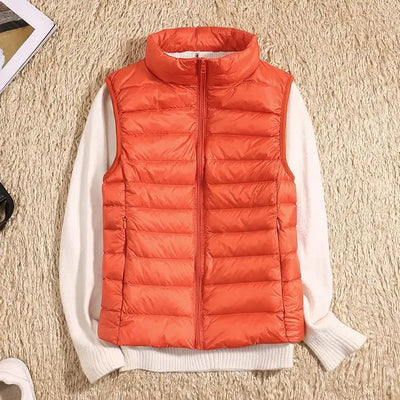 Lucy - Ultra Light Down Sleeveless Puffer Vest