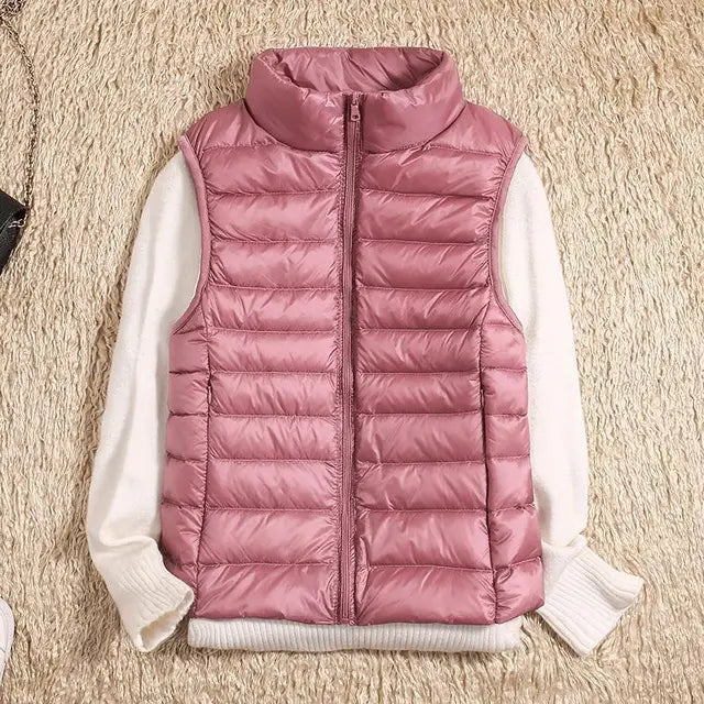 Lucy - Ultra Light Down Sleeveless Puffer Vest