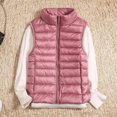 Lucy - Ultra Light Down Sleeveless Puffer Vest