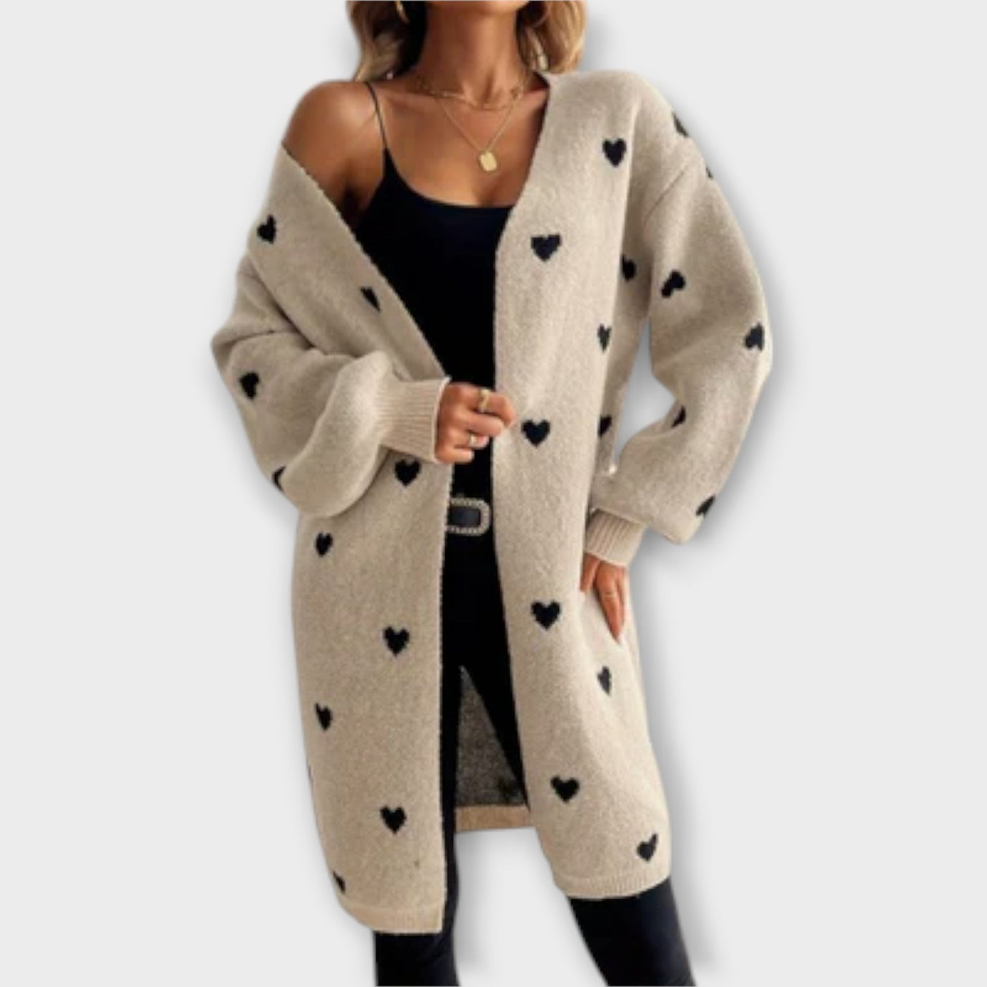 Isabella - Cozy Heart Cardigan