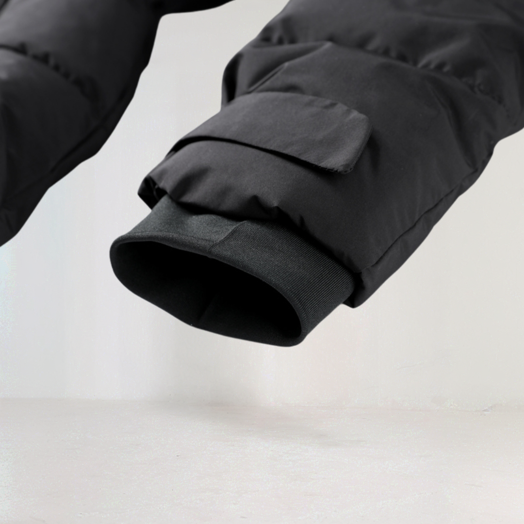 Georgia - Premium Insulated Black Ski Jacket