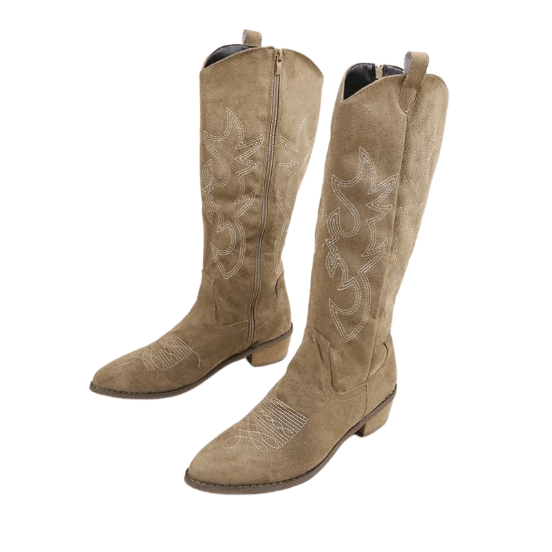 Evie - Western Embroidered Boots