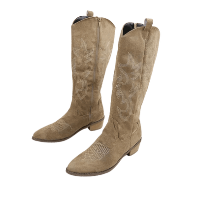 Evie - Western Embroidered Boots