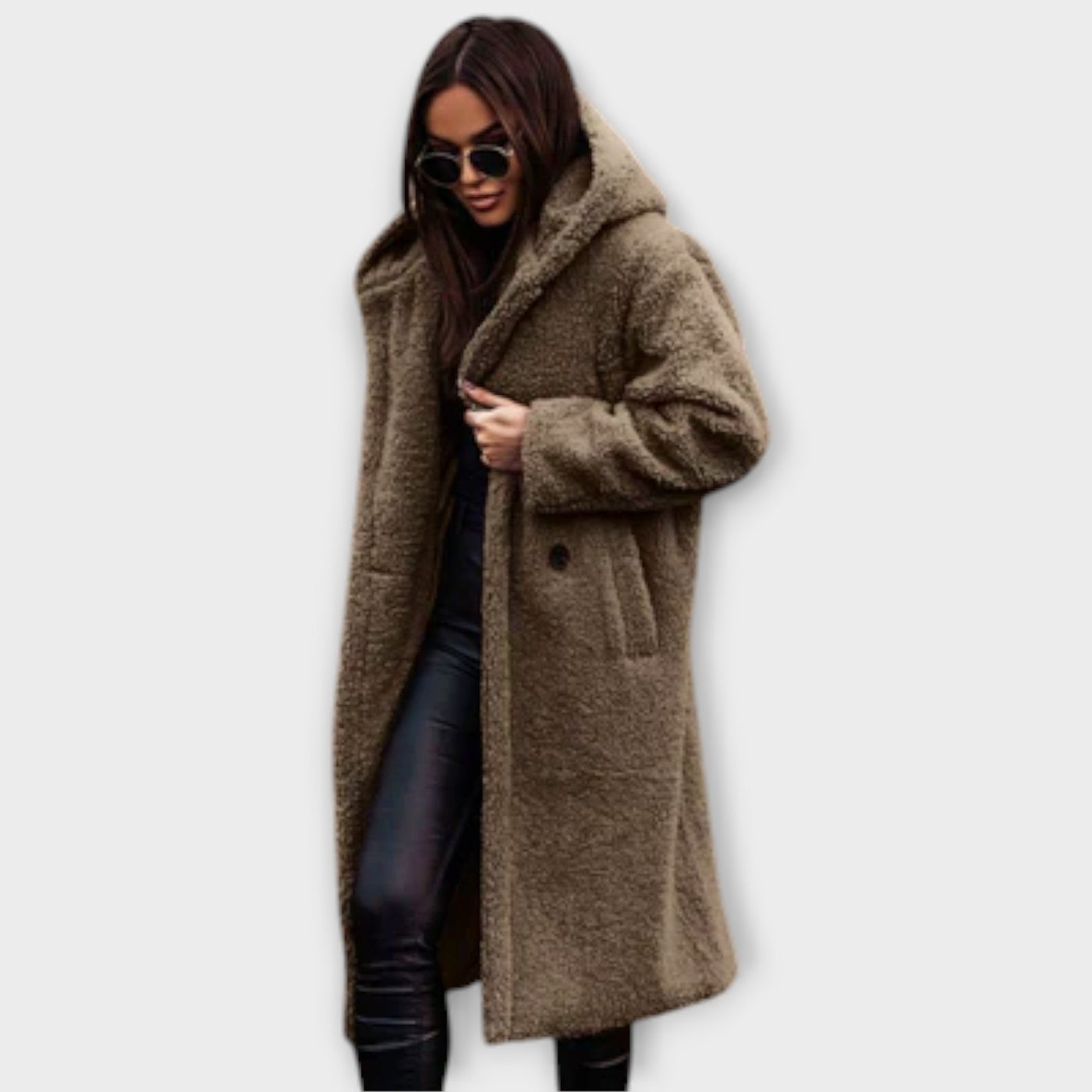 Sophie - Elegant Hooded Coat