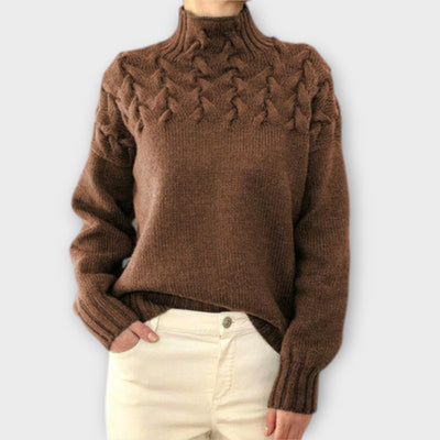 Amelia - Stylish Cable Knit Sweater
