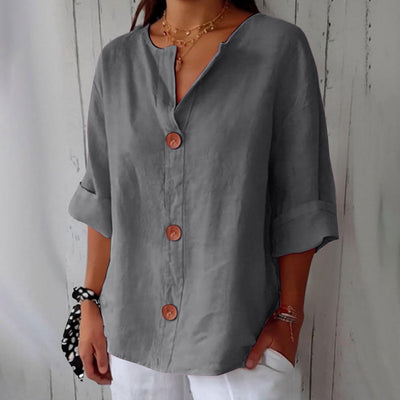 Lily -  Lightweight Linen Top