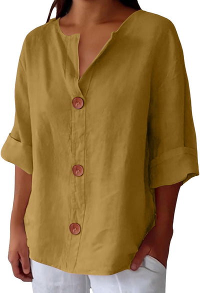 Lily -  Lightweight Linen Top