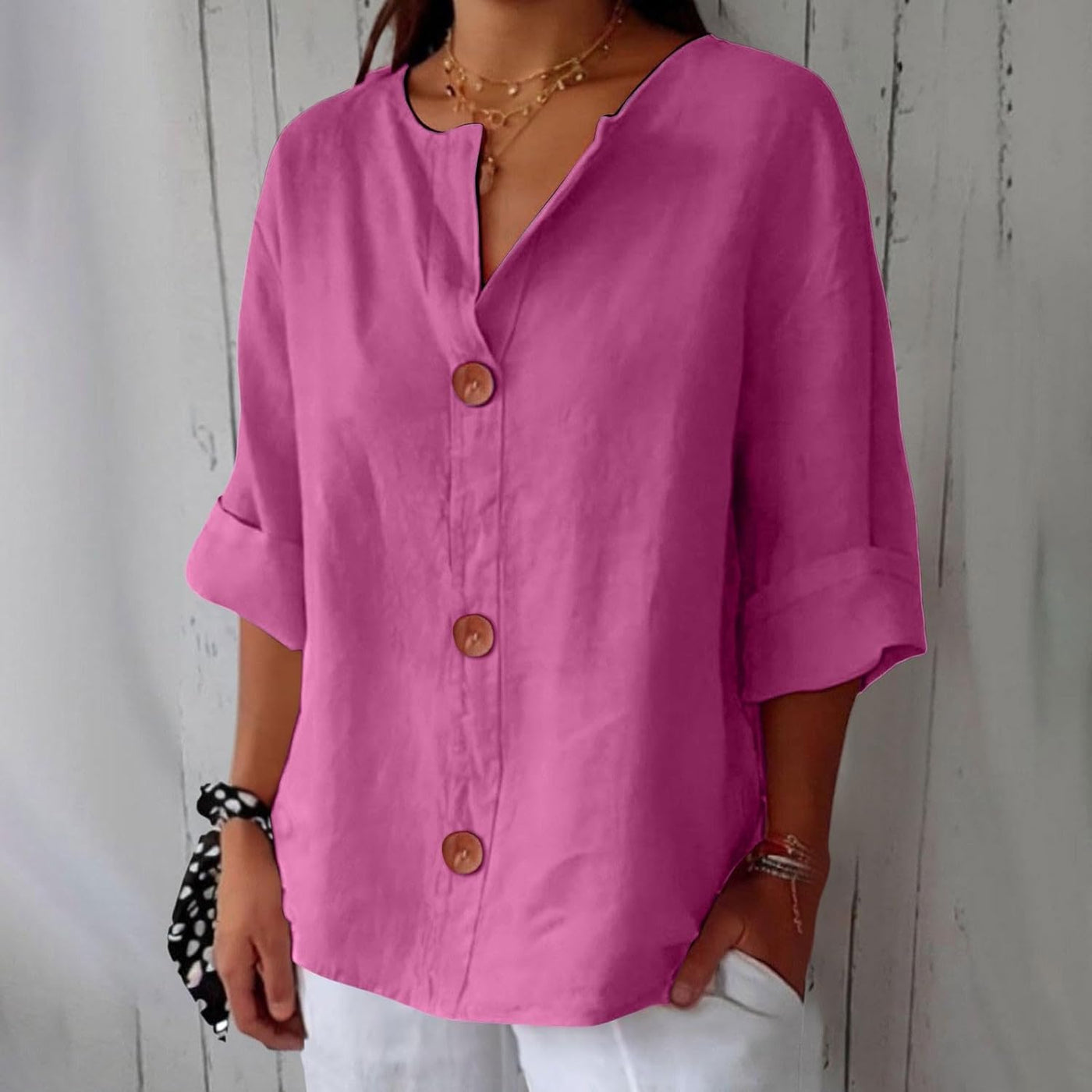 Lily -  Lightweight Linen Top