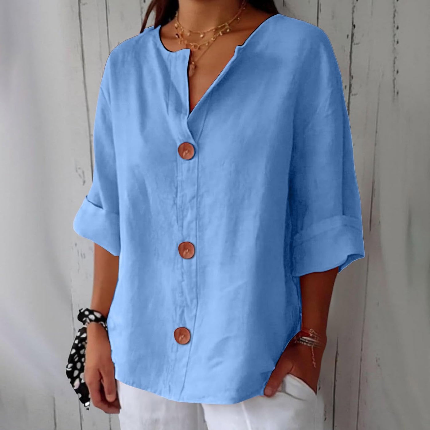 Lily -  Lightweight Linen Top