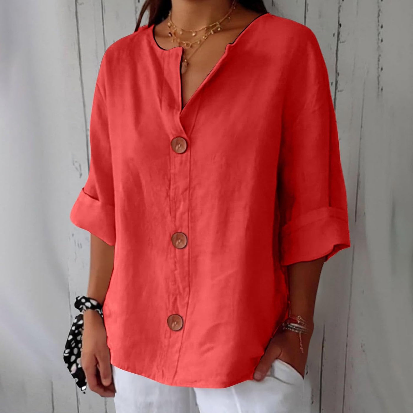 Lily -  Lightweight Linen Top
