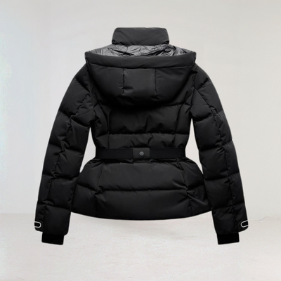 Georgia - Premium Insulated Black Ski Jacket