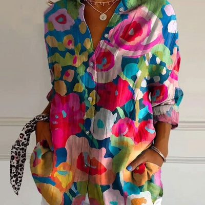 Clara - Stylish Floral Blouse