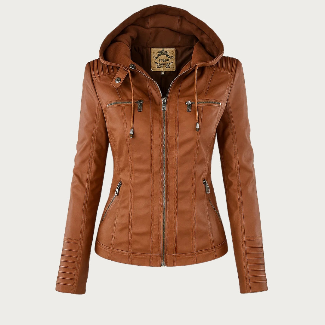 Karen | Robust and Elegant Leather Jacket