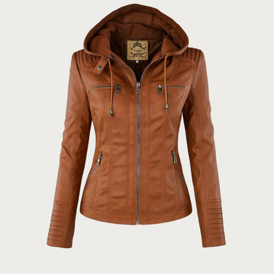 Karen | Robust and Elegant Leather Jacket