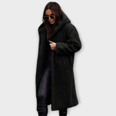Sophie - Elegant Hooded Coat