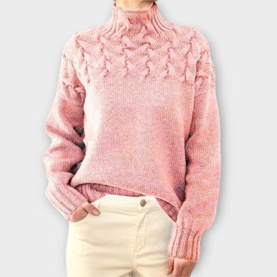 Amelia - Stylish Cable Knit Sweater