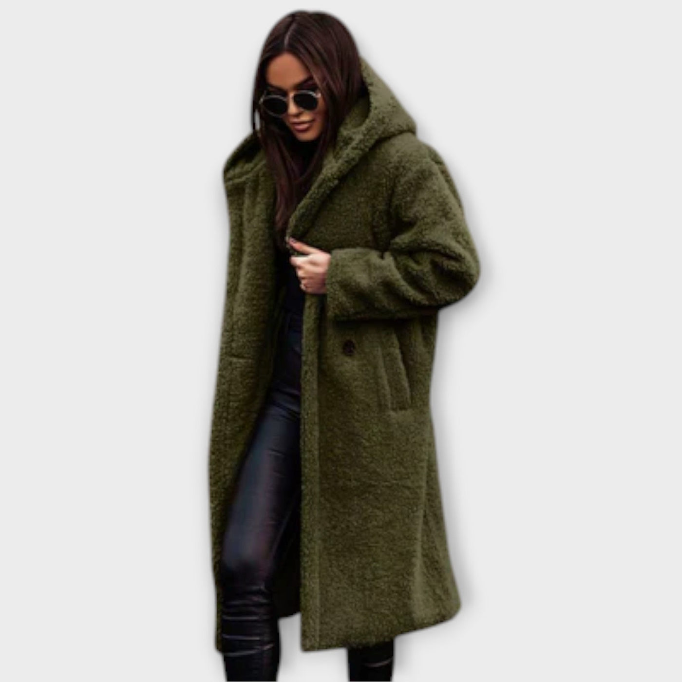 Sophie - Elegant Hooded Coat