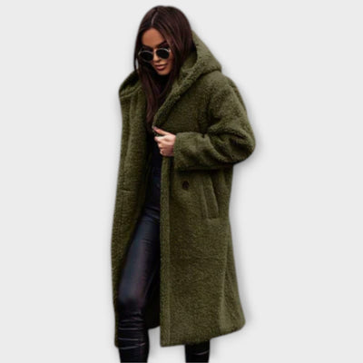 Sophie - Elegant Hooded Coat