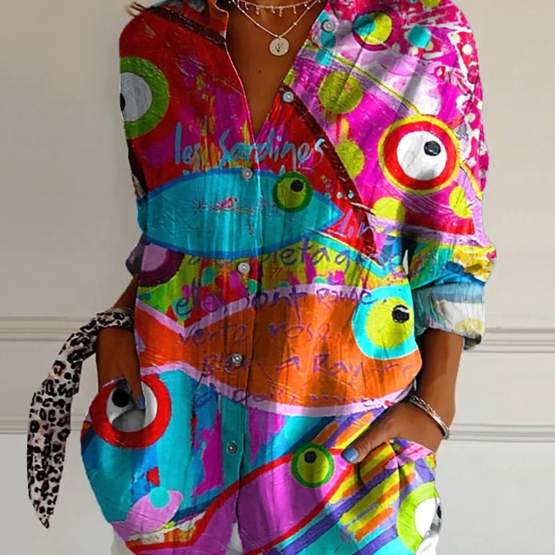 Clara - Stylish Floral Blouse