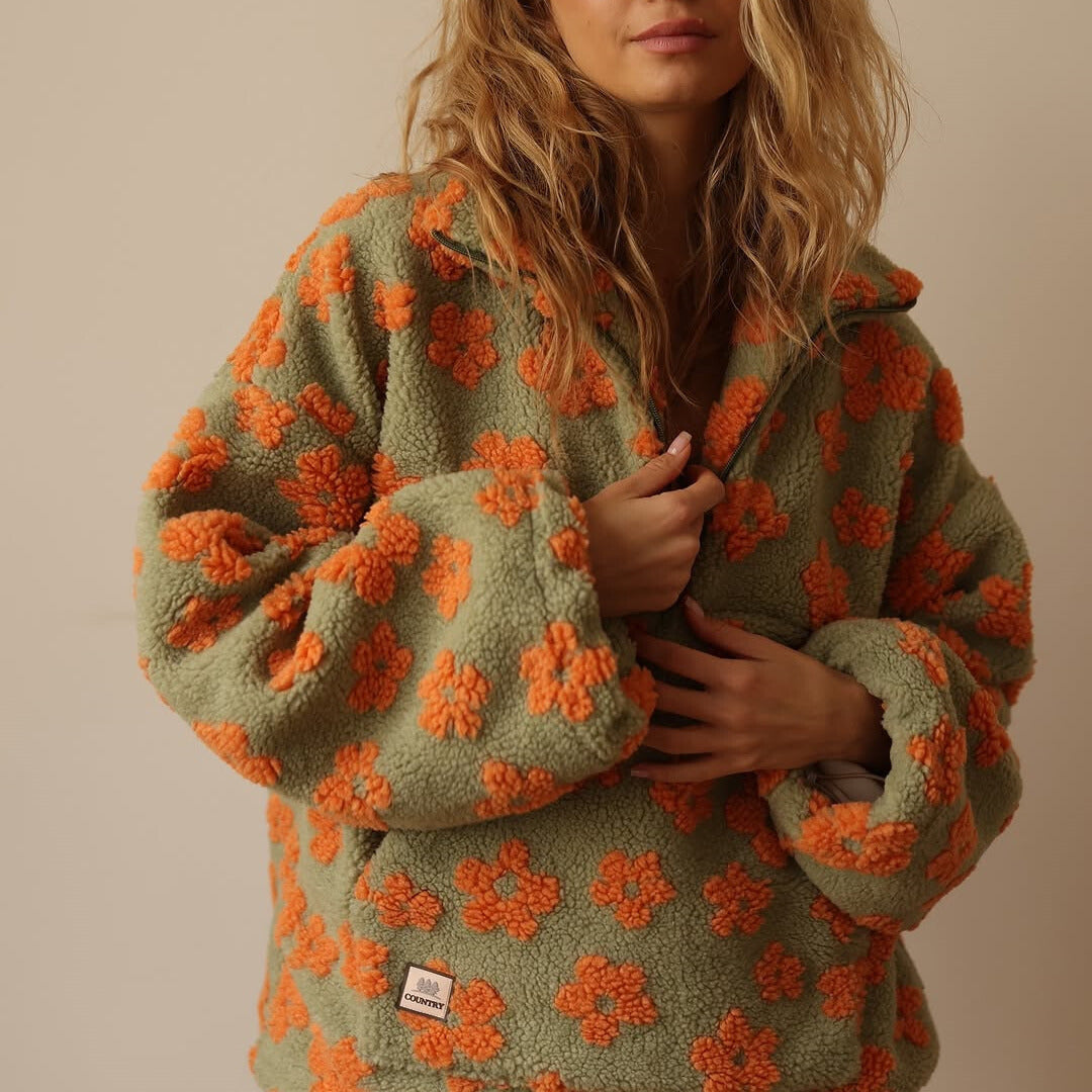 Daisy Fleece Warm Bloom