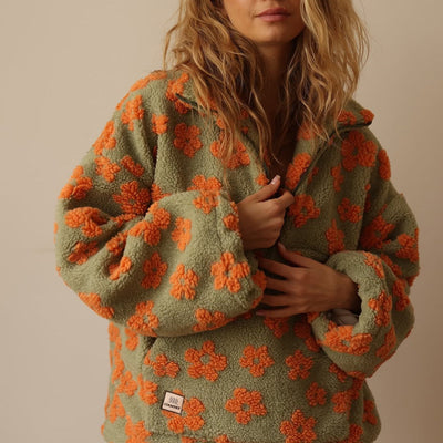 Daisy Fleece Warm Bloom