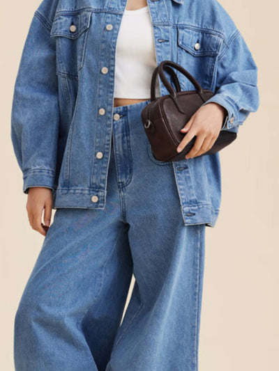 Eliza | Polished Zip Square Bag