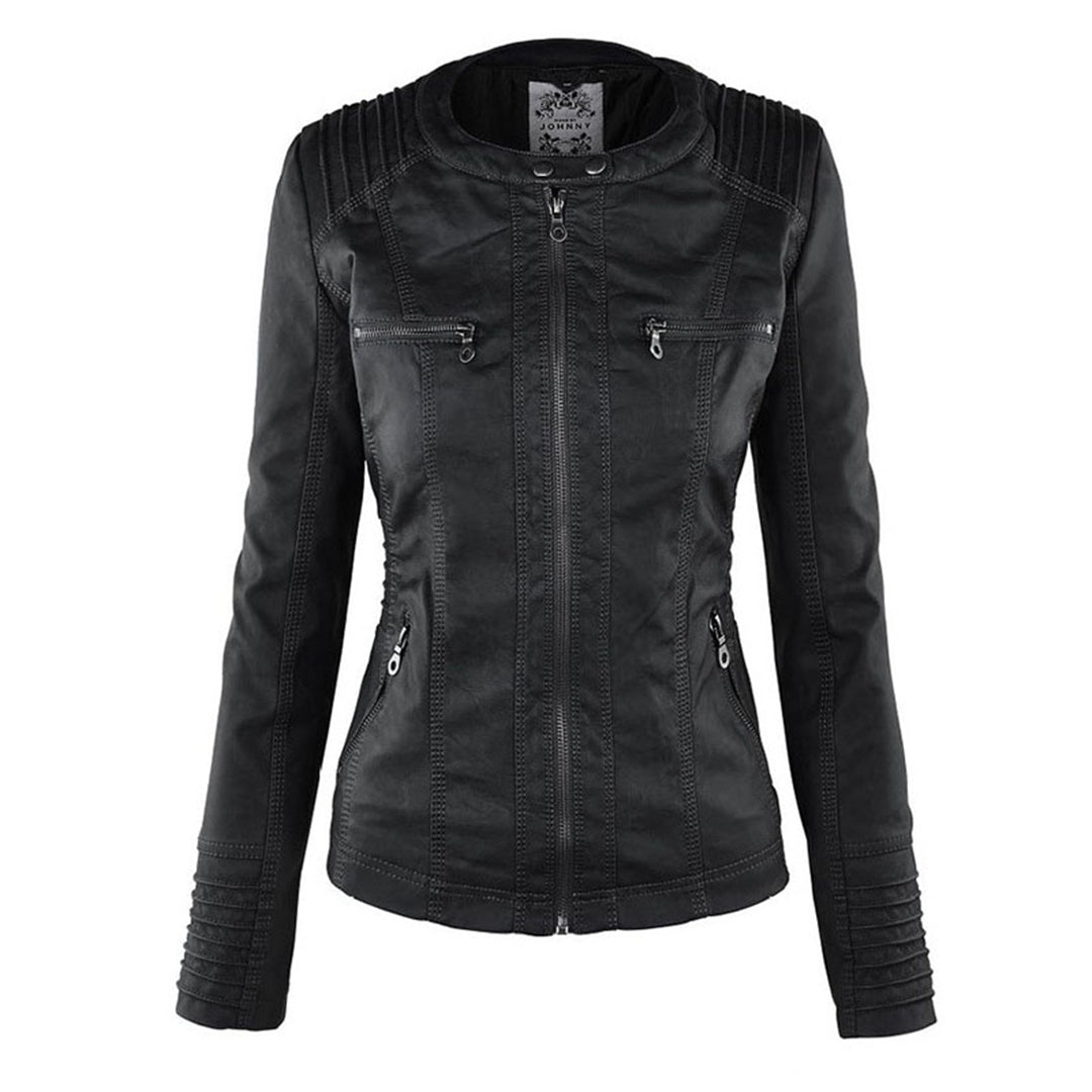 Karen | Robust and Elegant Leather Jacket