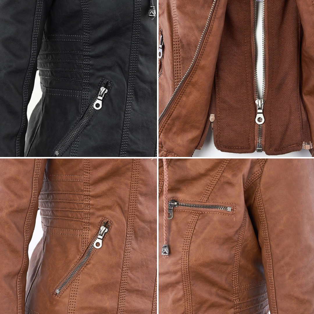 Karen | Robust and Elegant Leather Jacket
