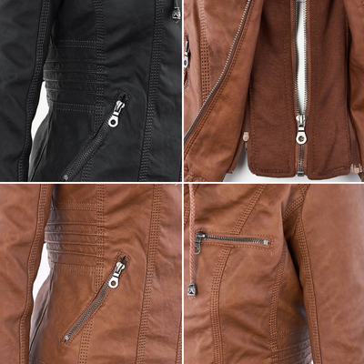 Karen | Robust and Elegant Leather Jacket