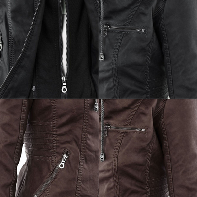 Karen | Robust and Elegant Leather Jacket
