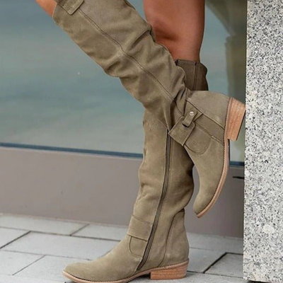 Olivia - Chic Knee-High Boots