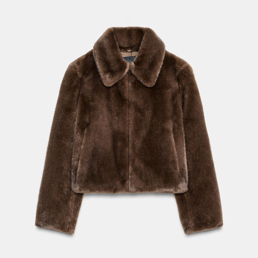 Josie - Chic Faux Fur Short Jacket