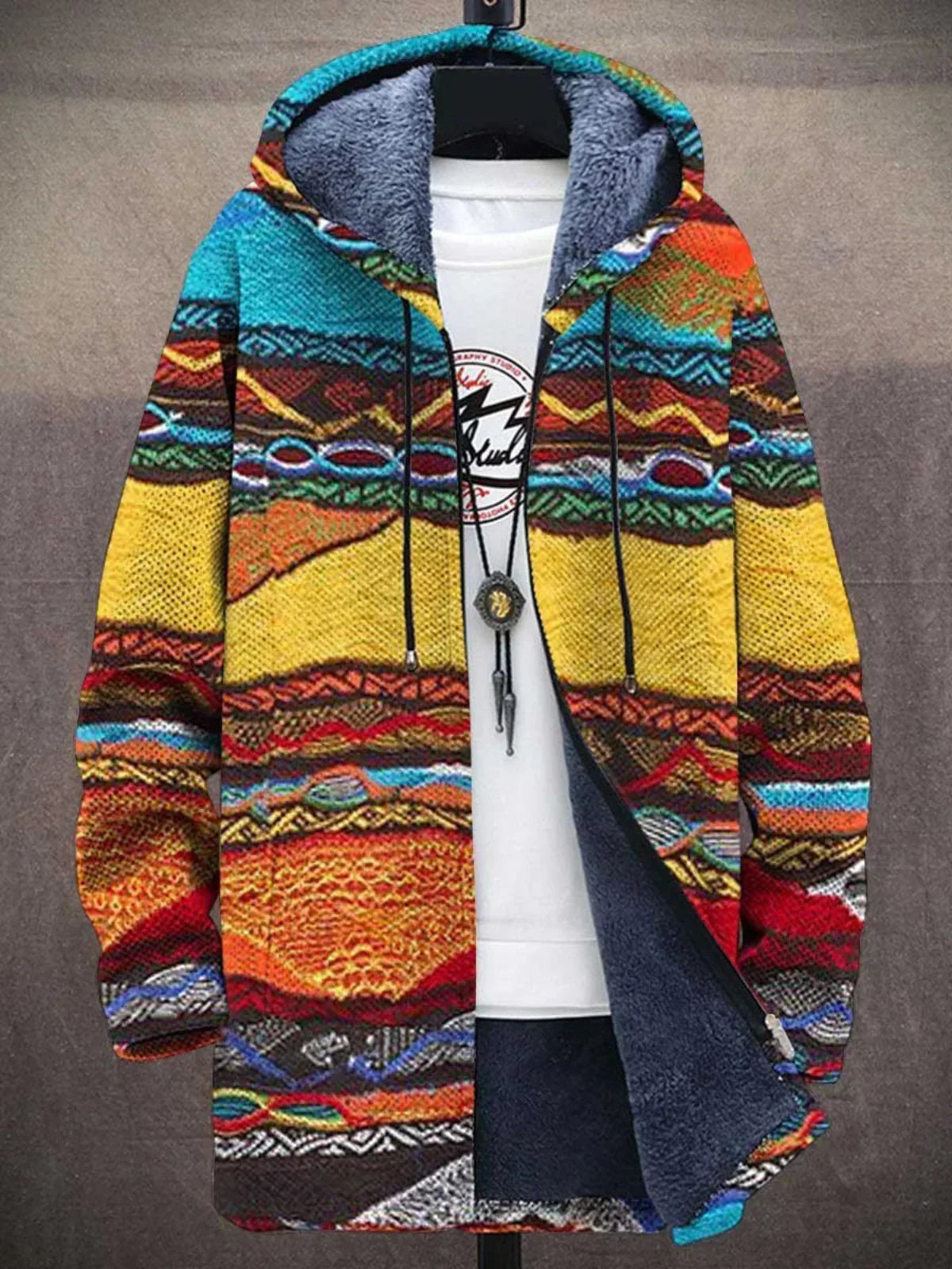 Delilah Luxury Art-Inspired Cardigan