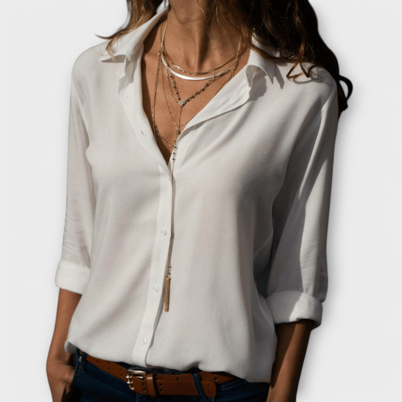 Clara - Elegant Comfort Blouse