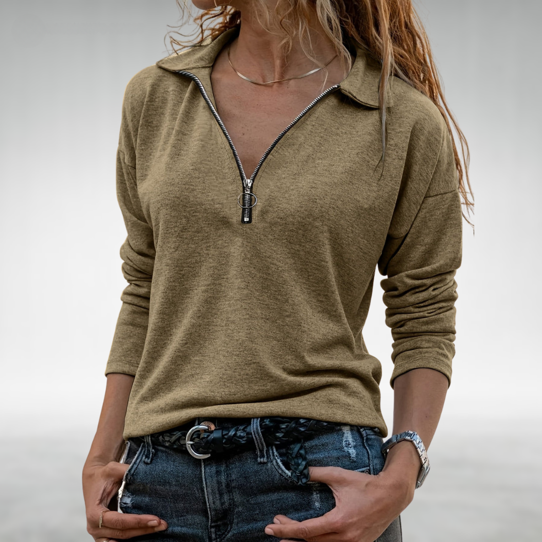 Brenda - Half-Zip Pullover