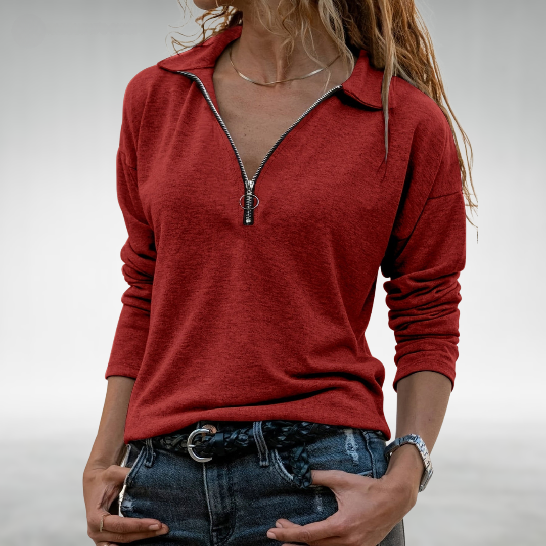Brenda - Half-Zip Pullover