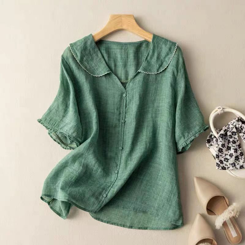Ruby - Breezy Linen Blouse
