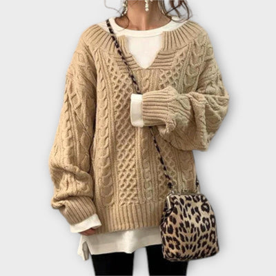 Daisy - Cozy Cable Sweater