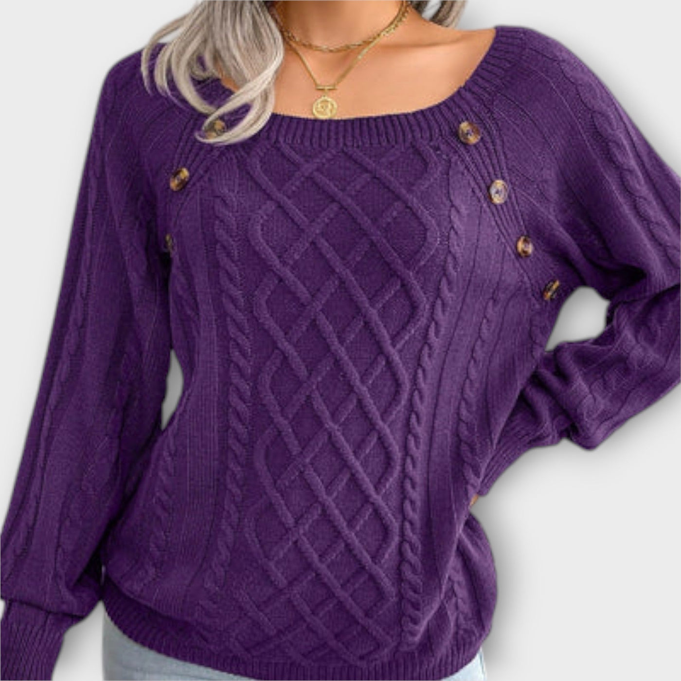 Giselle - Elegant Knitted Sweater