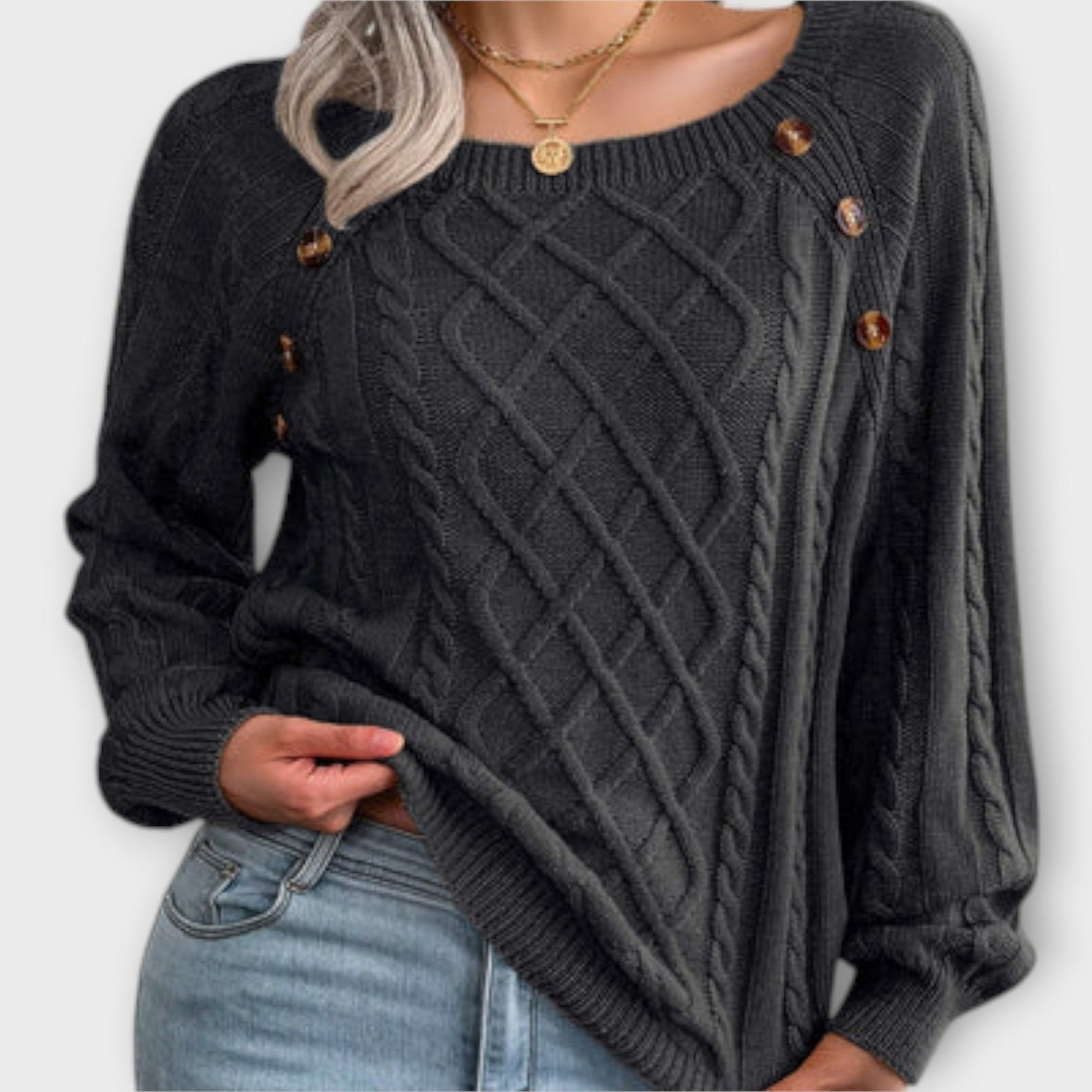 Giselle - Elegant Knitted Sweater