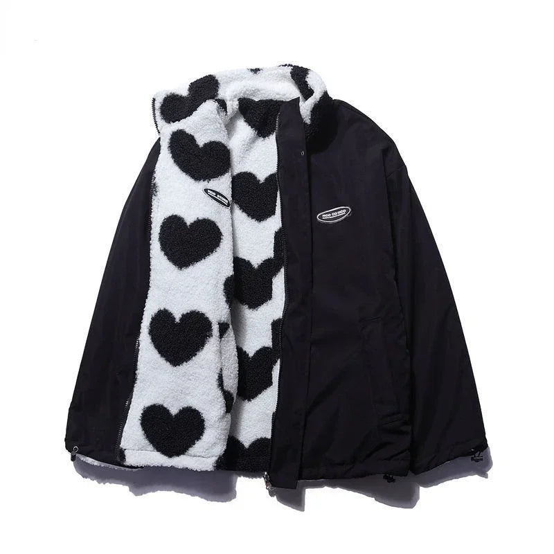 Aline - Reversible Heart Jacket
