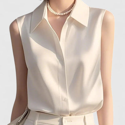 Rosemary - Elegant Satin Blouse